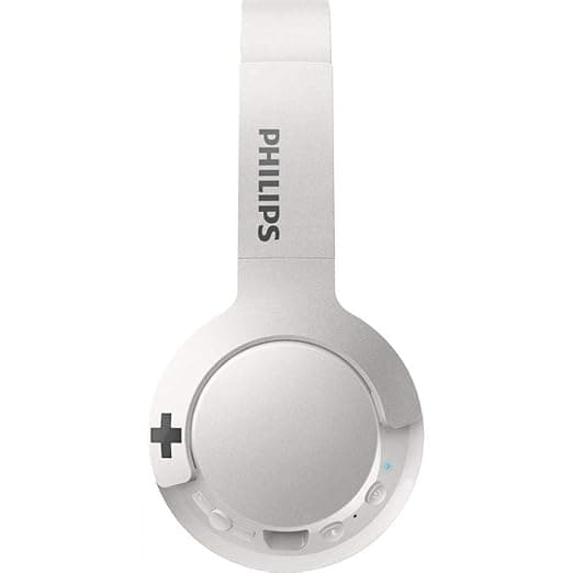 Philips SHB3075WT/00 Wireless On-Ear Headphones with Mic (White) On-Ear Headphones