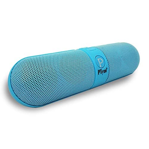 (Renewed) PTron Streak Pill Bluetooth Speaker (Blue)