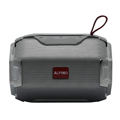 Alpino Trip Max Bluetooth Speaker With,Dust/Splashproof Body, In-Built Powerbank, 600mAh Battery And 6 Hours Of Playtime (Silver)