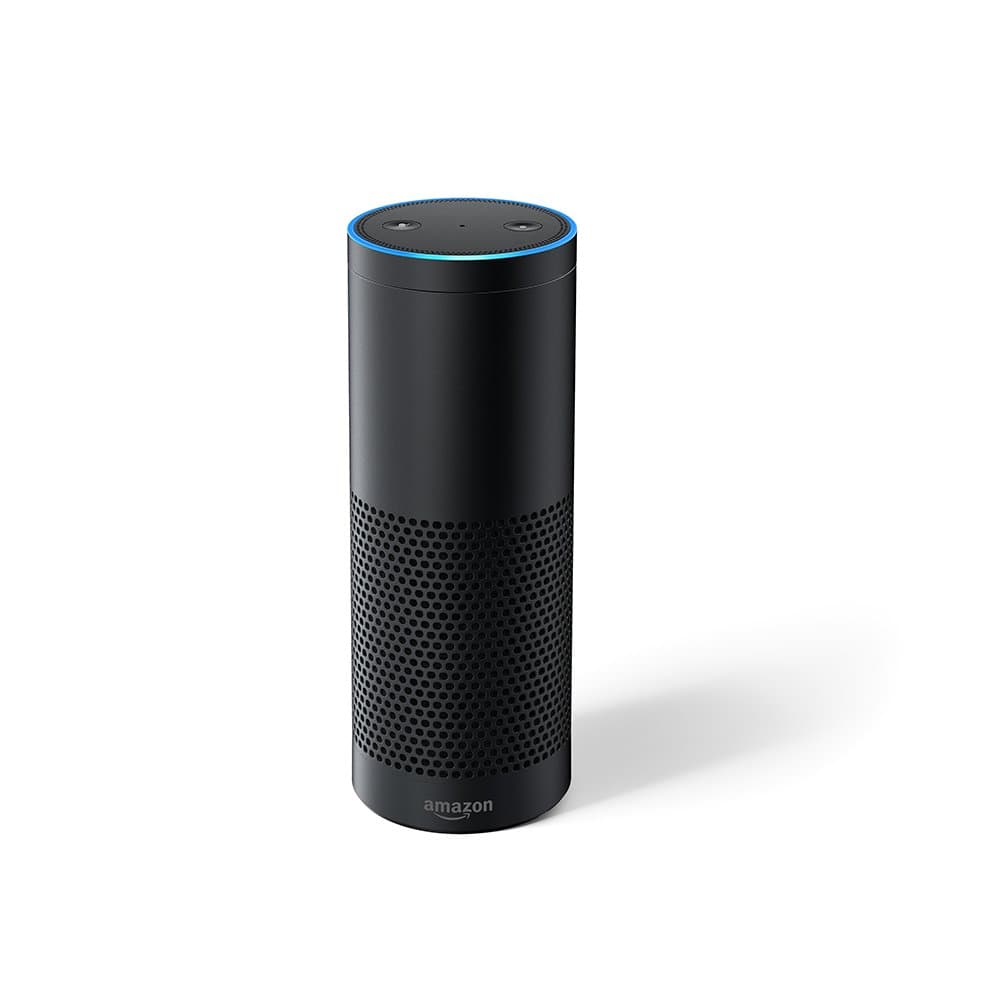 Echo Plus (1st Gen) – with a built-in smart home hub – Black Bluetooth Speakers