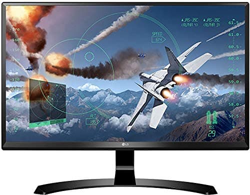 (Renewed) LG 24 inch Gaming 4K UHD Monitor - 4K UHD, IPS Panel with HDMI, Display, Audio Out, Heaphone Ports - 24UD58 (Black)
