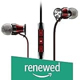 (Renewed) Sennheiser Momentum M2 IEG in-Ear Headphone with Mic (Red)