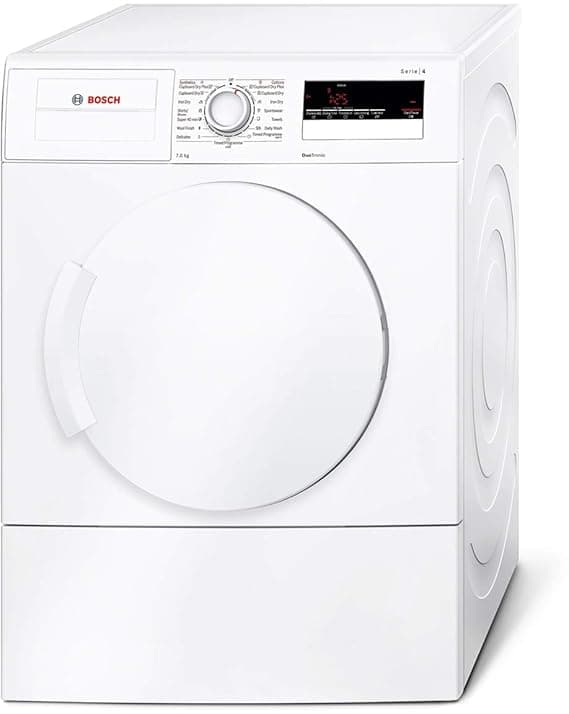 Bosch 7 kg Inverter Fully Automatic Air-Vented Dryer (WTA74201IN, White, Inbuilt Heater) Washing Machines & Dryers