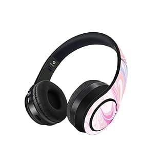 Macmerise Marble Petal Pink Decibel Wireless On Ear Headphones (Multi-Colored)