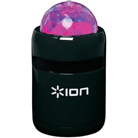 Ion Audio Party Starter Bluetooth Speakers with Built-In Light Show, Black Speakers