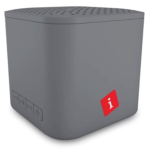 iBall Musi Play A1 Wireless Ultra-Portable Bluetooth Speakers with FM | Micro SD Card Slot &amp; Built-in Mic (Gotham Grey) Bluetooth Speakers