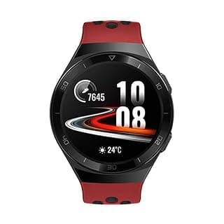 (Renewed) HUAWEI Watch GT 2e Sport (Lava Red, 46mm, 2 Weeks Battery, Music Control, 100 Workout Modes, SpO2 &amp; Heartrate Monitor, Accurate GPS, AMOLED Display, Smart Notifications, Custom Watch Faces)