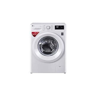 LG 6.0 Kg Inverter Fully-Automatic Front Loading Washing Machine (FHT1006HNW, Blue White)