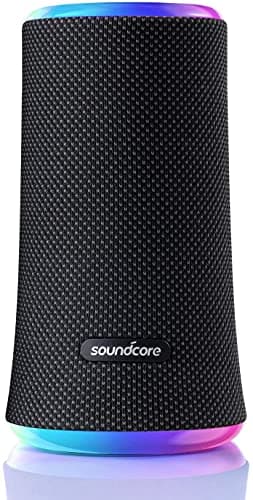 Anker Soundcore Flare 2 Bluetooth Speaker, with IPX7 Waterproof Protection and 360° Sound for Backyard and Beach Party, 20W Wireless Speaker with Part