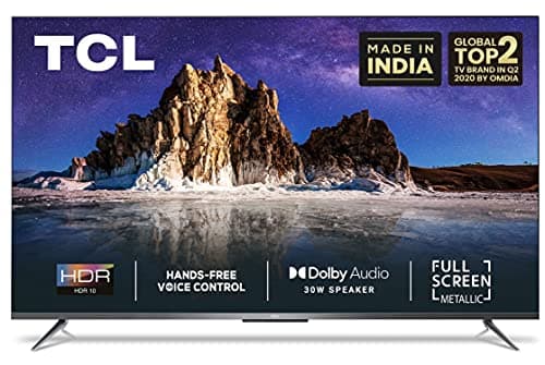 TCL 189.5 cm (75 inches) AI 4K Ultra HD Certified Android Smart LED TV 75P715 (Silver) (2020 Model)