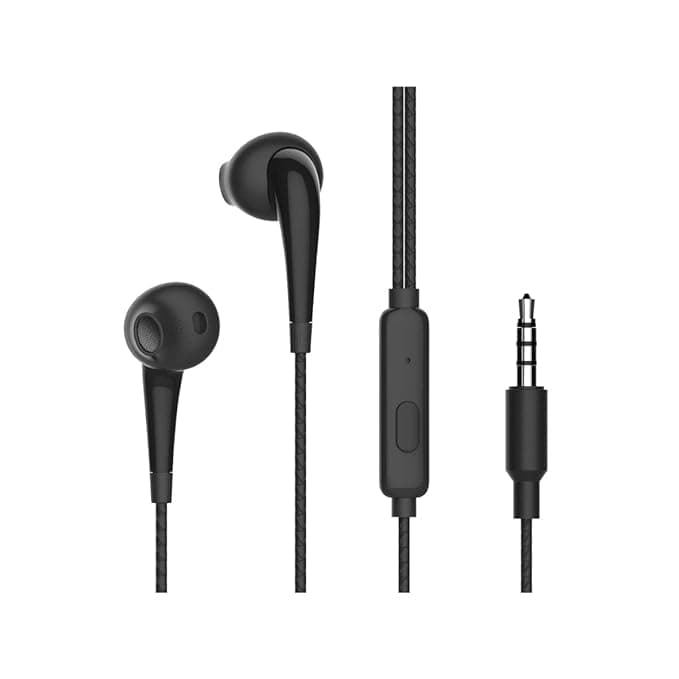 oraimo Halo S Legendary Sound Reinforce Cable Half-in-Ear Wired Earphones with Remote Control &amp; Mic In-Ear