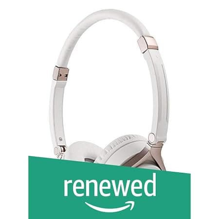 (Renewed) Motorola Pulse 2 SH005 Wired Headphone (White) On-Ear Headphones