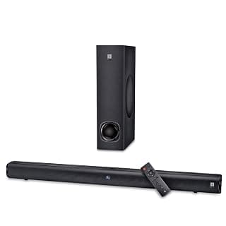 iBall Cinebar 100 80 Watt 2.1 Channel Wired Soundbar (Black)