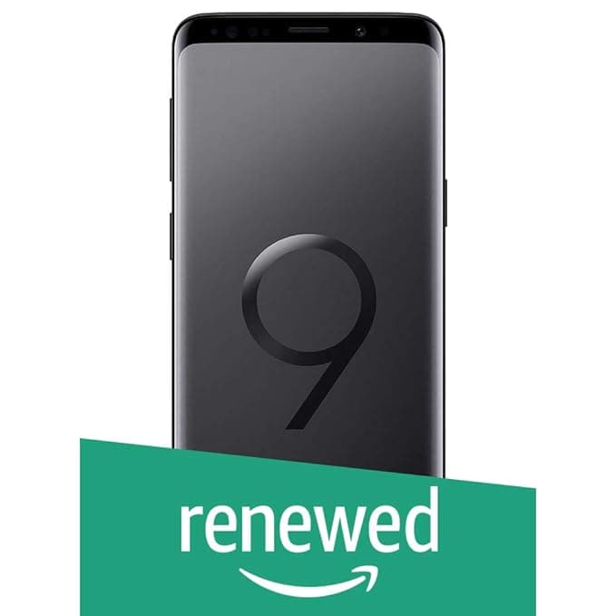 (Renewed) Samsung Galaxy S9 (Midnight Black, 4GB RAM, 256GB Storage) Smartphones