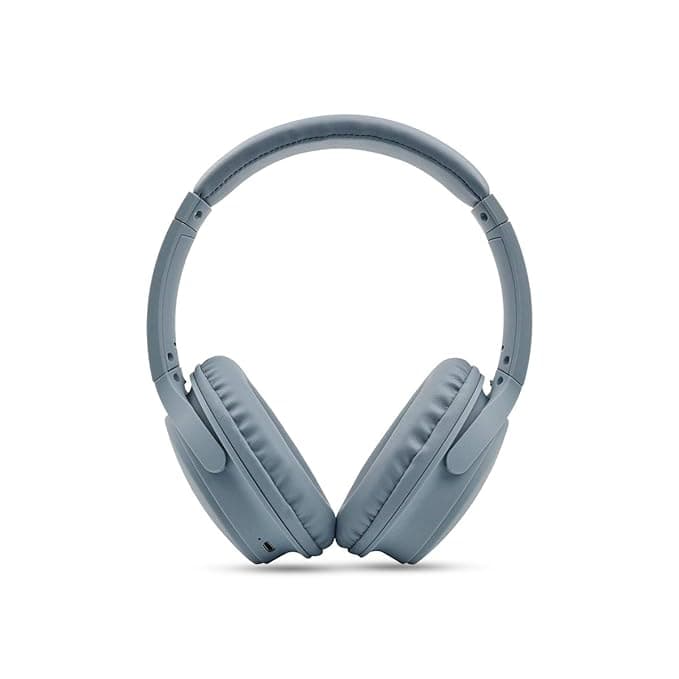 Molife Rave Plus Bluetooth 5.0 Wireless Headphone with HD Stereo Sound | Noise Isolation | Mic (Grey) Mobile Phone Bluetooth Headsets