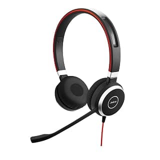 Jabra Evolve 40 UC Wired Over the Ear Headset with Mic (Black)