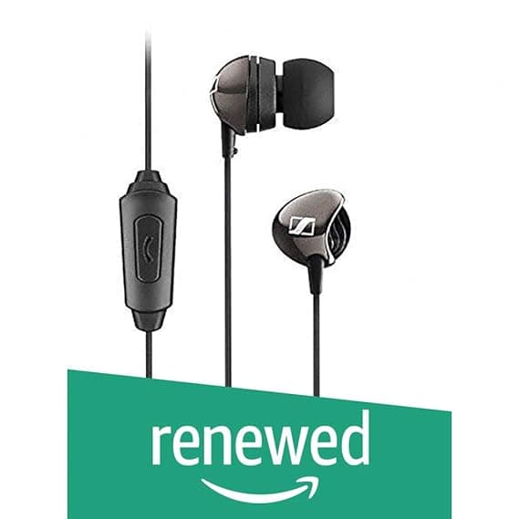 (Renewed) Sennheiser CX 275 S in -Ear Universal Mobile Headphone with Mic (Black) In-Ear