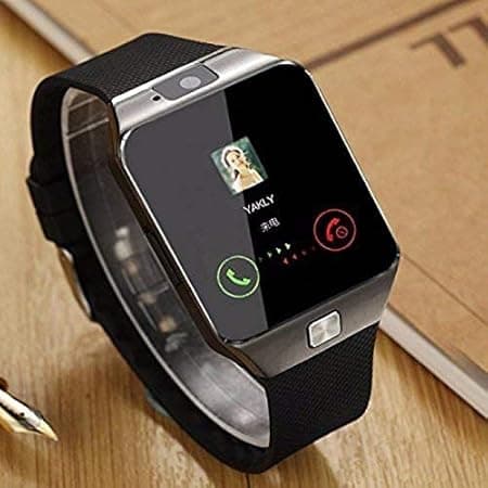 PMaxxs Smart Watch Mobile Phone DZ09 Universal GSM, Bluetooth 4.0, Music Player, Camera, Calendar, Stopwatch Sync with Android Smartphones -Black Smar