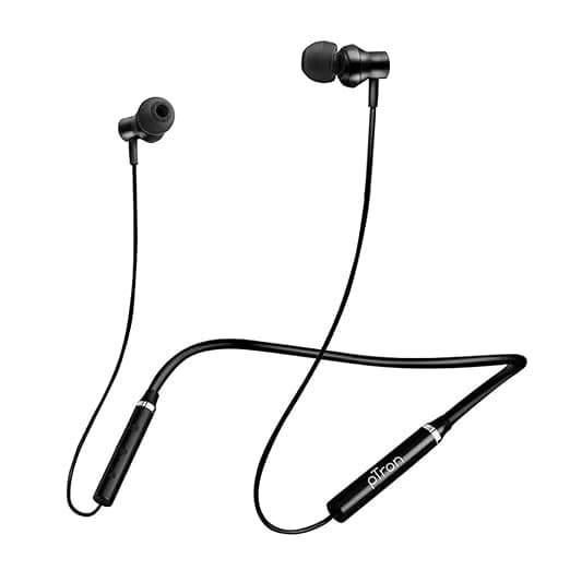 (Renewed) pTron Tangent Beats Magnetic in-Ear Wireless Bluetooth Headphones with Mic - (Black) In-Ear