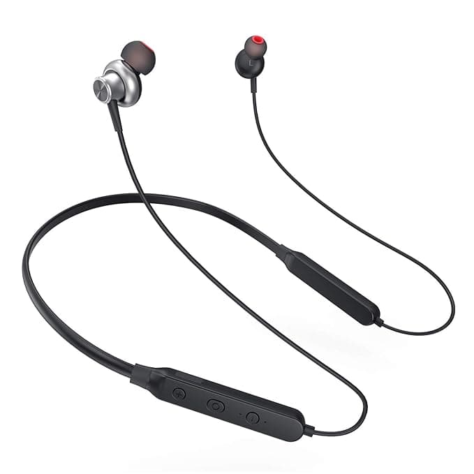 Muzili Bluetooth Earphones Bluetooth 5.0 Neckband Headphones 10 Hours Playtime IPX5 Sweatproof Wireless Earphones Sports Magnetic Wireless Headphones