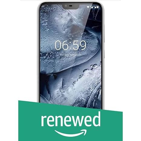 (Renewed) Nokia 6.1 Plus TA-1083 DS (White, 64GB)