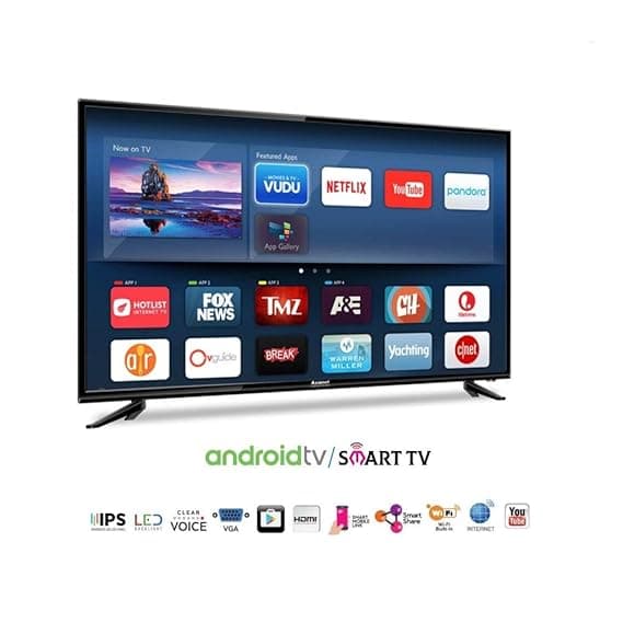 Asianet Digital 80 cm (32 Inches) HD Ready Smart LED TV AD3201Si (Black) (2019 Model) Standard Televisions