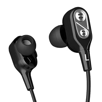 Noise Tune Duo in-Ear Wireless Bluetooth Earphones/Headphones with Mic and Voice Assistant Support with Dual Driver Speaker for HiFi Sound (Midnight B
