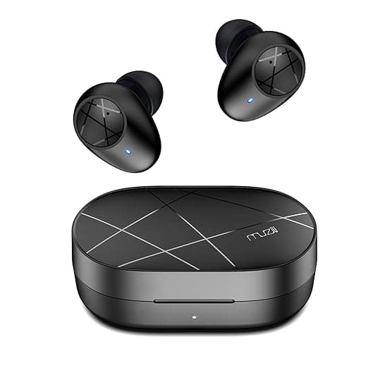 Muzili Bluetooth Earbuds Bluetooth 5.0 Sports Earphones Touch Control Waterproof in-Ear Wireless Earbuds with 22H Play Time Charging Case Built-in Mic