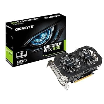 Gigabyte GeForce GTX 950 Graphics Card (GV-N950WF2OC-2GD) Graphics Cards