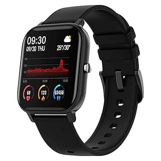 Vikyuvi Vikfit Pro Smart Watch Full Touch Control (Matte Black)