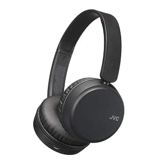 JVC Deep Bass Wireless Headphones, Bluetooth 4.1, Bass Boost Function, Voice Assistant Compatible, 17 Hour Battery Life - HAS35BTB(Black)