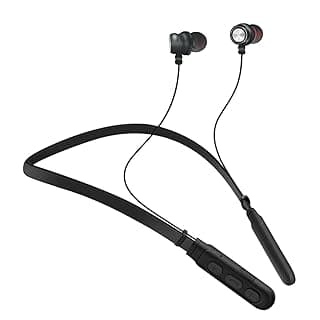 Candytech NB-02 Sports Bluetooth Headphones Neckband Wireless Headset Super Hi-Fi Stereo Deep Bass Earphone Noise Cancellation Magnetic Earbuds Built-in Mic