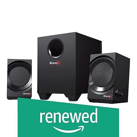 (Renewed) Creative Sound BlasterX Kratos S3 2.1 Gaming Speaker (Black) Multimedia Speaker Systems