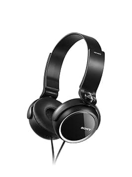 (Renewed) Sony Extra Bass MDR-XB250 On-Ear Headphones (Black) On-Ear