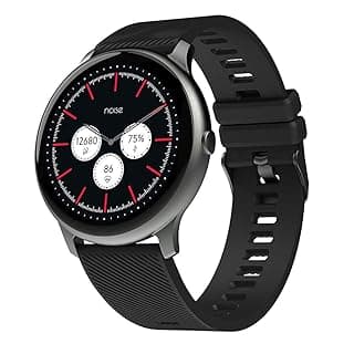 (Renewed) Noise NoiseFit Evolve Full Touch Control Smart Watch with AMOLED Display - Slate Black