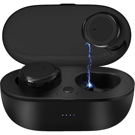 Shopjet Wireless Twins Earbuds for Xiaomi Mi Mix TWS Twins Earbuds with Mic Superior Bass Waterproof in-Ear Wireless Charging Case TWS Noise Canceling