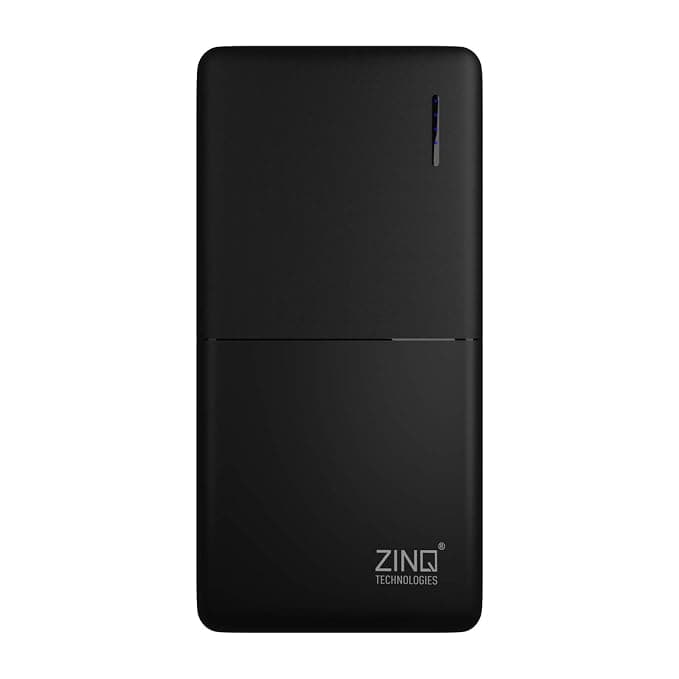 Zinq 20000mAh Li-Polymer Power Bank with 18W PD and QC 3.0 Quick Charge Z20KP (Black) Power Banks