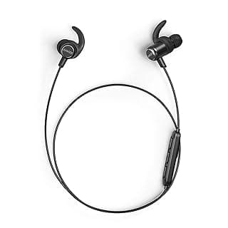 Anker SoundBuds Slim+ Wireless Headphones, Bluetooth 4.1 Lightweight Stereo Earbuds with AptX Superior Pure Sound IPX5 Waterproof Sports Headset with Metallic Housing &amp; Built-in Mic [Upgraded]