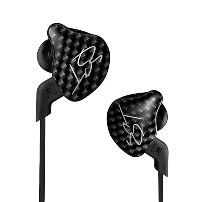 KZ ZST Dynamic Hybrid Dual Driver In Ear Earphones (Black Without Mic) In-Ear