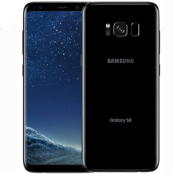 Samsung Galaxy S8 G950FD 64GB DUAL SIM Unlocked Phone-Midnight (Black) Smartphones