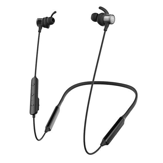 SOUNDPEATS Bluetooth Headphones, Neckband Wireless Earbuds for Sports, 30 Hours Playtime APTX HD Audio CVC Noise Cancellation, in-Ear Earphones Built 