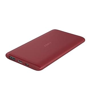 Aukey USB Type C 5000mAh Lithium Polymer Ultra Slim Power Bank (PB-XN5) - Red