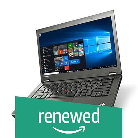 (Renewed) Lenovo Thinkpad T440P (CORE I5 4TH GEN/4GB/500GB/WEBCAM/14''/WIN-10 HOME) (Black)