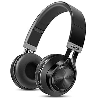 PTron Kicks Over The Ear Wireless Bluetooth Headphones with Mic - (Black)