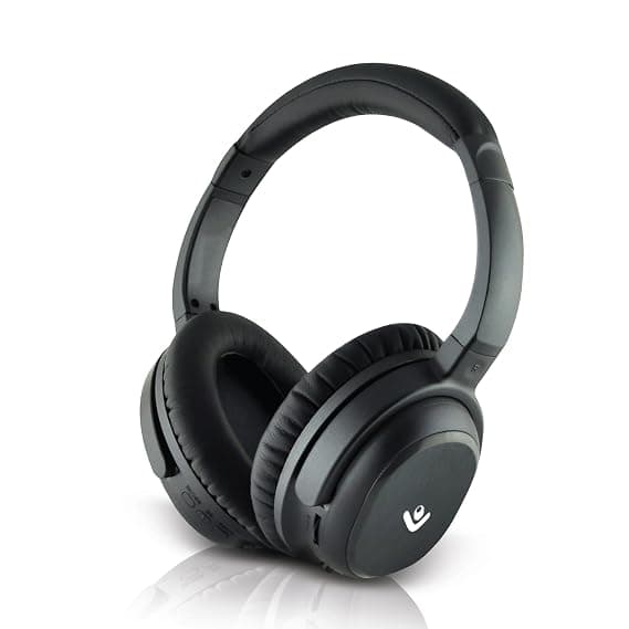 Envent Moksha ET-BTHDN730 Active Noise Cancellation Wireless Bluetooth Headphones with Mic (Black) On-Ear Headphones