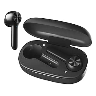 Ambrane VibeBeats Qualcomm True Wireless Stereo Earbuds with HD Sound, 30 hrs Playtime with Case, Noise Free Calling, Water Splash Proof &amp; Siri/Google Assistant (Black)