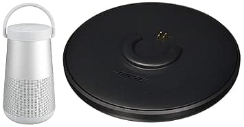 Bose Soundlink Revolve+ 739617-5330 Wireless Portable Bluetooth Speaker (Lux Grey)_Bose SoundLink Revolve Charging Cradle (Black) Mobile Speakers