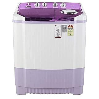 LG 7.5 Kg 5 Star Semi-Automatic Top Loading Washing Machine (P7535SMMZ, Mauve, Wind Jet Dry)