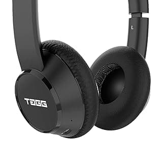 Tagg PowerBass-400 Wireless Bluetooth On-Ear Headphones with Microphone (Black)