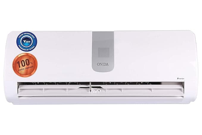Onida 1.5 Ton 5 Star Wi-Fi Inverter Split AC (Copper, IR185ONXS, White) Air Conditioners